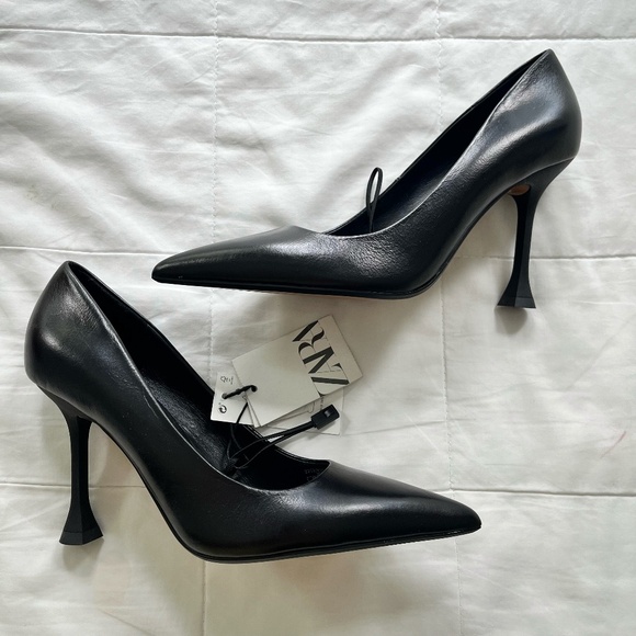 Zara black heels- new - Picture 1 of 6